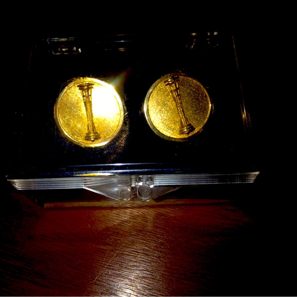 Antique Space needle cuff links